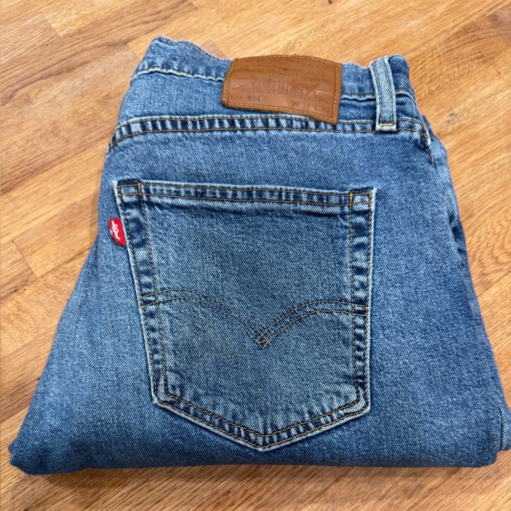 Levi's Relaxed 514 vintage classic Fit Men's Denim Jeans Big E